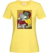Жіноча футболка Two Girls Reading Books Лимонний Жіноча футболка Two Girls Reading Books Лимонний фото