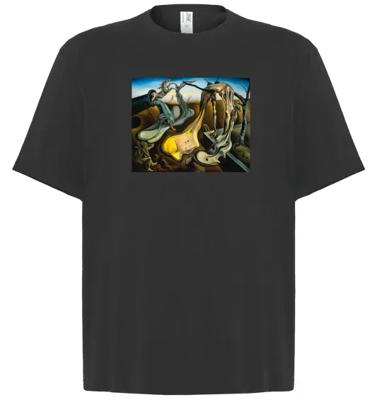 Футболка Оверсайз Spider of the Evening Чорний фото