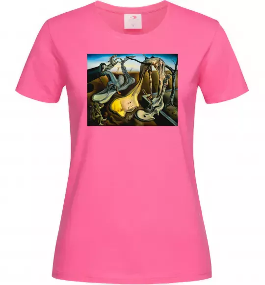 Женская футболка Spider of the Evening Ярко-розовый фото