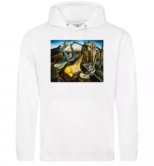 Мужская толстовка (худи) Spider of the Evening Белый фото