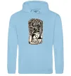 Мужская толстовка (худи) The Egyptian Голубой фото