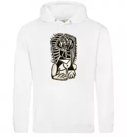 Женская толстовка (худи) The Egyptian Белый фото