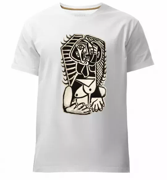 Мужская премиум футболка The Egyptian Белый фото