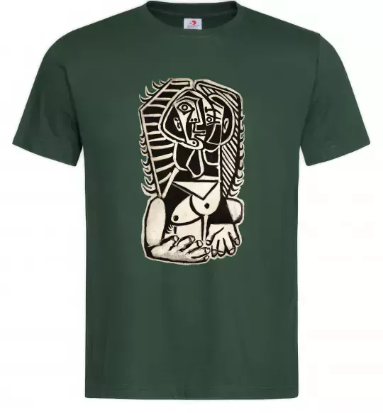 Чоловіча футболка The Egyptian Темно-зелений фото