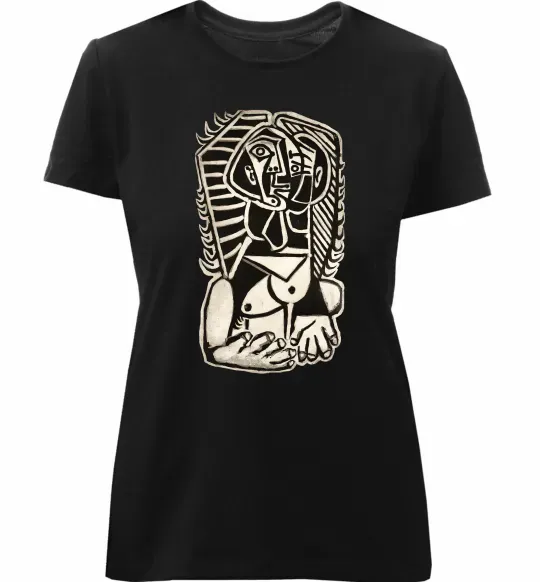 Жіноча преміум футболка The Egyptian Чорний фото