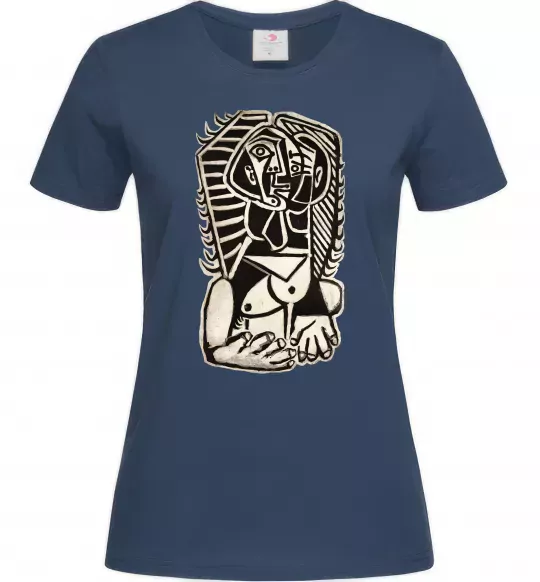 Жіноча футболка The Egyptian Темно-синій фото