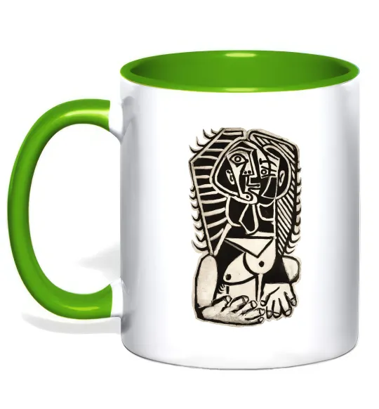 Чашка с цветной ручкой The Egyptian Лаймовый фото