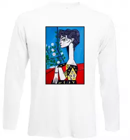 Лонгслів Head of a Woman Білий фото