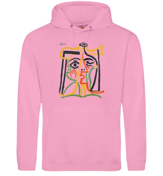 Мужская толстовка (худи) Head of a Woman Розовый фото