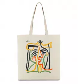 Еко-сумка Head of a Woman Бежевий фото