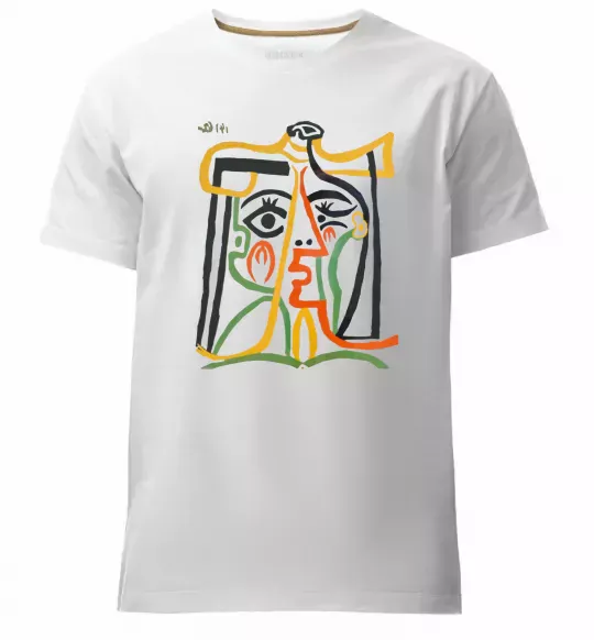 Чоловіча преміум футболка Head of a Woman Білий фото