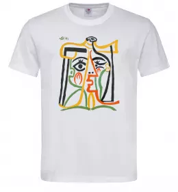 Чоловіча футболка Жінка в капелюсі Лимонний фото Чоловіча футболка Жінка в капелюсі Лимонний фото