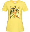 Женская футболка Head of a Woman Лимонный Женская футболка Head of a Woman Лимонный фото