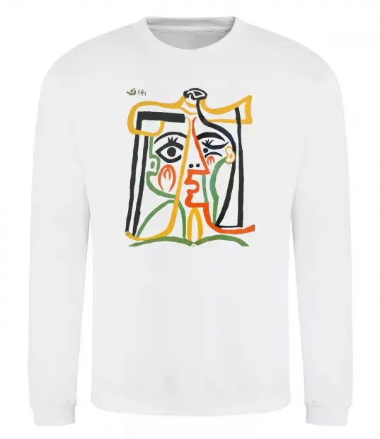 Свитшот Head of a Woman Белый фото