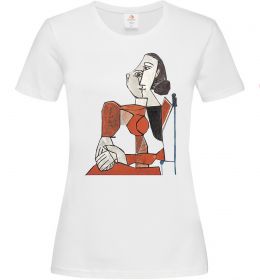 Жіноча футболка Жінка що сидить Жіноча футболка Жінка що сидить