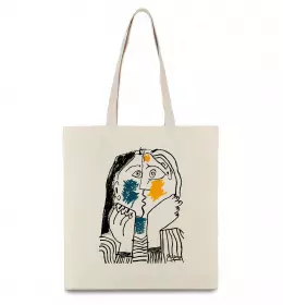 Еко-сумка Kiss Бежевий фото