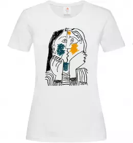 Женская футболка Kiss Белый фото