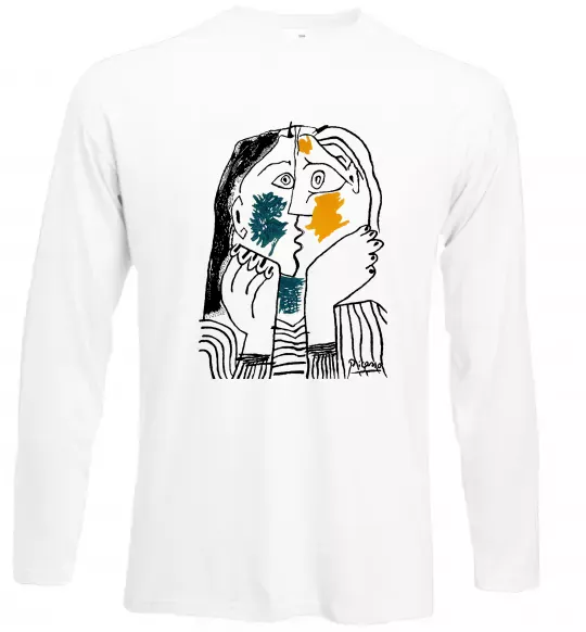 Лонгслив Kiss Белый фото