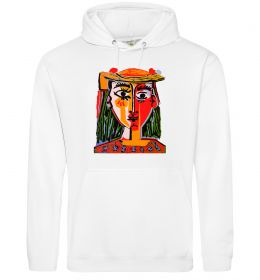 Мужская толстовка (худи) Жінка в капелюсі