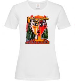 Жіноча футболка Жінка в капелюсі