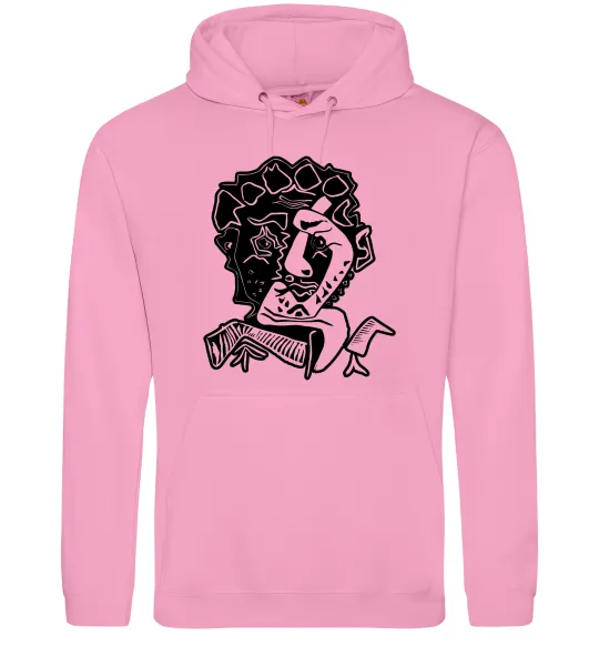 Мужская толстовка (худи) Head of an Actor Розовый фото