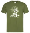 Чоловіча футболка Head of an Actor Оливковий Чоловіча футболка Head of an Actor Оливковий фото