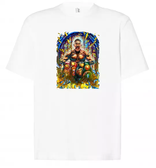 Футболка Оверсайз Пояси Белый фото