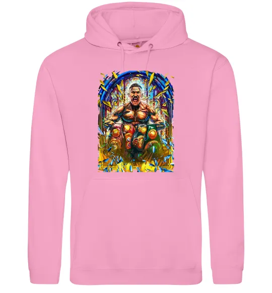 Женская толстовка (худи) Пояси Розовый фото