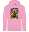 Женская толстовка (худи) Пояси Розовый фото