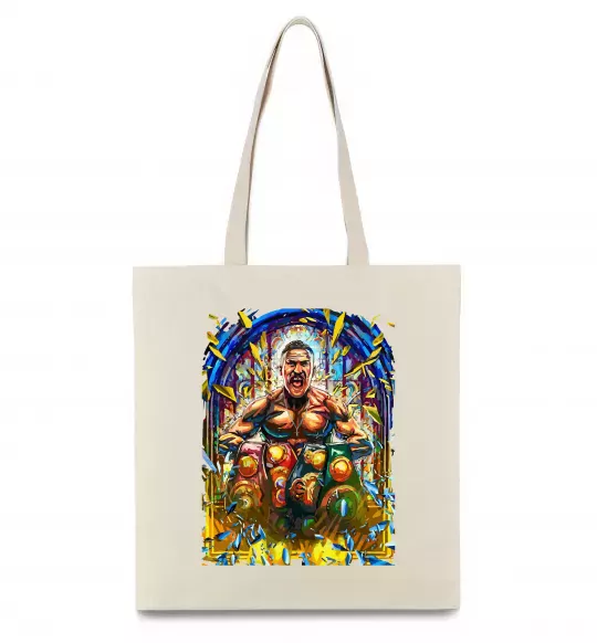 Еко-сумка Пояси Бежевий фото