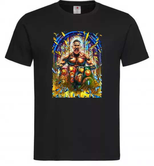 Мужская футболка Пояси Черный фото