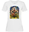 Жіноча футболка Пояси Білий фото