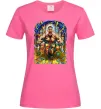 Жіноча футболка Пояси Яскраво-рожевий фото