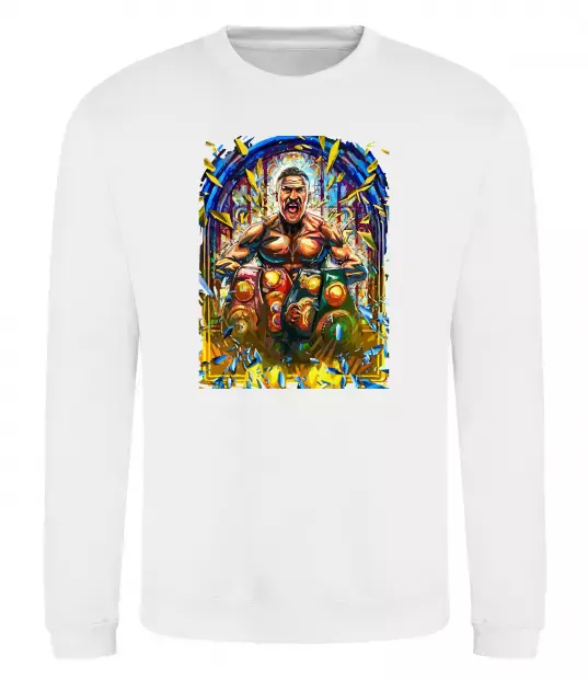 Свитшот Пояси Белый фото