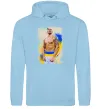 Женская толстовка (худи) Олександр Усик Голубой фото