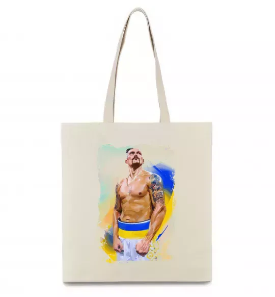 Эко-сумка Олександр Усик Бежевый фото