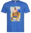 Мужская футболка Олександр Усик Ярко-синий фото