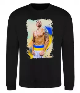 Світшот Олександр Усик Чорний фото