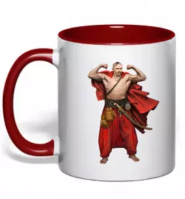 Чашка с цветной ручкой