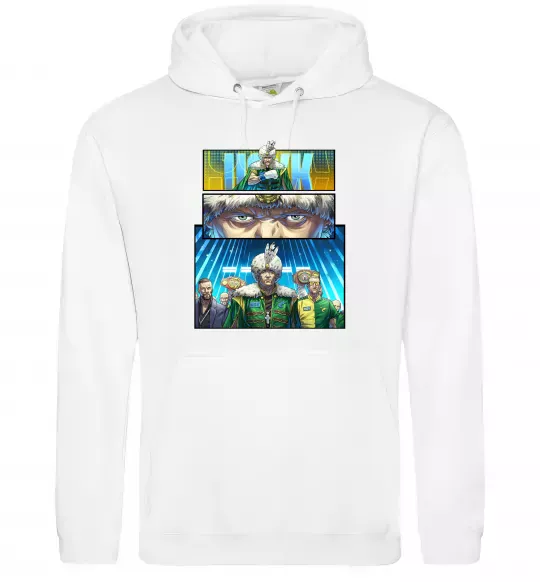 Чоловіча толстовка (худі) Усик комікс Білий фото
