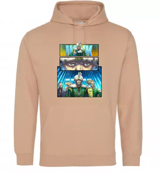 Жіноча толстовка (худі) Усик комікс Пісочний фото