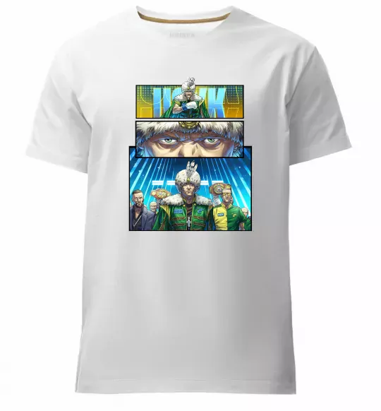 Мужская премиум футболка Усик комікс Белый фото