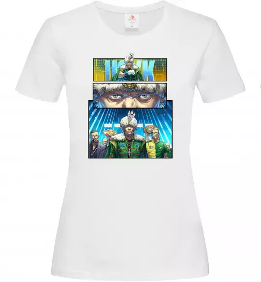 Жіноча футболка Усик комікс Білий фото