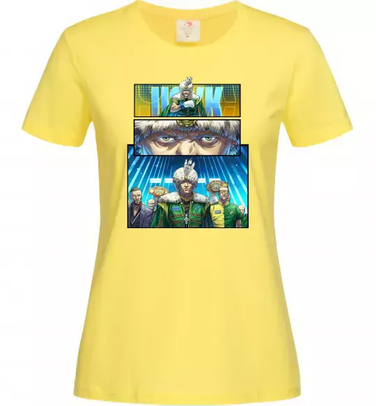 Жіноча футболка Усик комікс Лимонний фото