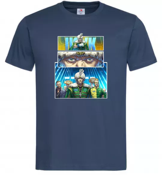 Мужская футболка Усик комікс Темно-синий фото