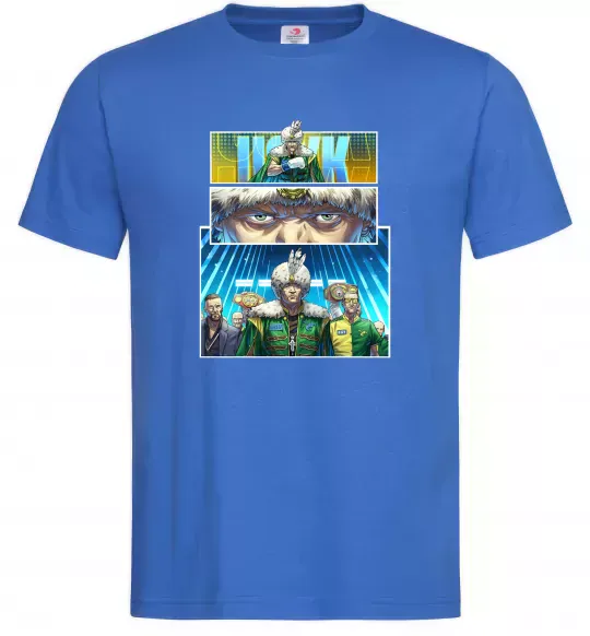 Мужская футболка Усик комікс Ярко-синий фото