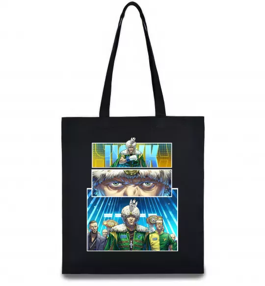 Еко-сумка Усик комікс Чорний фото