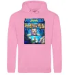 Женская толстовка (худи) Усик комікс гімн Розовый фото