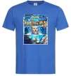 Мужская футболка Усик комікс гімн Ярко-синий фото