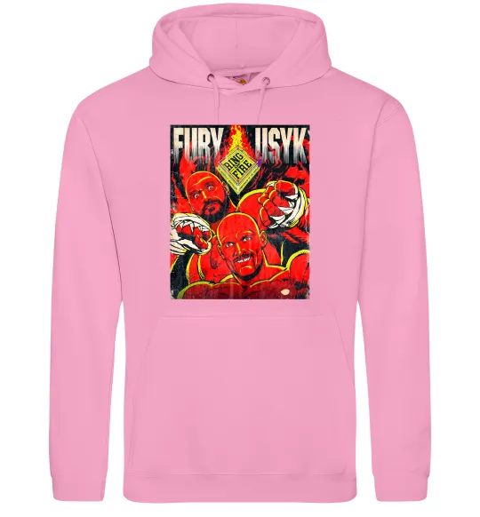 Жіноча толстовка (худі) Usyk Fury Рожевий фото